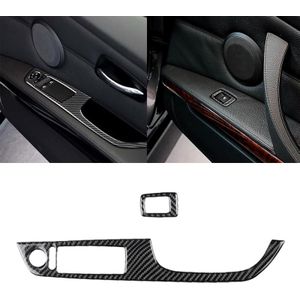 2 in 1 Carbon Fiber Car Right Driving Lifting Panel Decorative Sticker for BMW E92 2005-2012