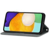 Voor Samsung Galaxy A13 5G Retro Skin Feel Magnetic Horizontal Flip Leren Case met Houder & Card Slots & Portemonnee & Photo Frame