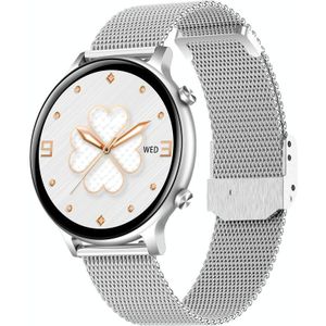 HT12 1 32 inch stalen band IP67 waterdicht smartwatch  ondersteuning voor bellen via Bluetooth / slaapbewaking