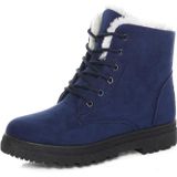 Dames katoenen schoenen plus fluwelen sneeuwlaarzen  maat:40(blauw)