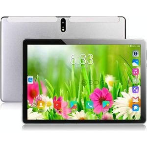 BDF M107 4G Phone Call Tablet PC  10.1 inch  2GB+32GB  Android 9.0  SC9863A Octa Core Cortex-A55  Support Dual SIM & Bluetooth & WiFi & GPS  EU Plug(Silver)