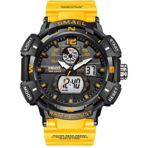 SMAEL 8045 Outdoor Waterproof Time Sports Luminous Dual Display Watch