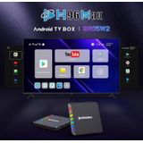 H96 Max W2 4K Ultra HD Android 11.0 Smart TV Box met afstandsbediening  Amlogic S905W2 Quad-Core  4GB+32GB (UK-stekker)