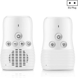 DBM-8 Wireless Audio Two-way Talk Back Baby Monitor  Intercom Sound Alert for Infant(EU Plug)