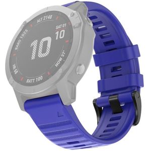 Voor Garmin Fenix 7 Silicone Watchband (Sapphire Blue)