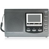 HRD-310 Portable FM AM SW Full Band Digital Demodulation Radio (Grey)