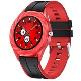 DT10 1.54inch Color Screen Smart Watch IP67 Waterproof Support Bluetooth Call/Heart Rate Monitoring/Blood Pressure Monitoring/Blood Oxygen Monitoring/Sleep Monitoring(Red)