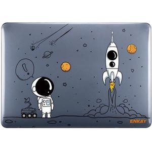 Voor MacBook Air 13.6 inch A2681 ENKAY Hoed-Prins Spaceman Patroon Beschermende Crystal Case Cover Hard Shell (Spaceman No.1)