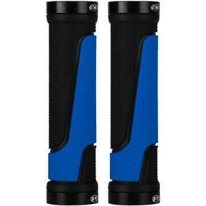 2 paren BG-0404 fiets rubberen handvat dekking de mountainbike bilaterale slot dode antislip handvat deksel