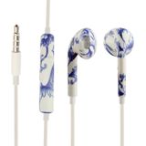 Blue and White Porcelain Pattern EarPods with Remote and Mic  Random Color & Pattern Delivery  for iPhone 6 & 6s & 6 Plus & 6s Plus / iPhone 5 & 5S & SE & 5C  iPhone 4 & 4S  iPad / iPod touch  iPod Nano / Classic