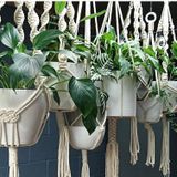Bohemian Woven Hanging Basket Home Pot Rack Ornaments(D)