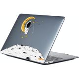 Voor MacBook Pro 16.1 A2141 ENKAY Hat-Prince 3 in 1 Spaceman Pattern Laotop Beschermende Crystal Case met TPU Keyboard Film/Anti-stof Pluggen  Versie: US (Spaceman No.3)