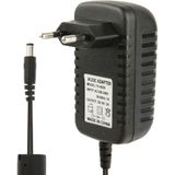 High Quality EU Plug AC 100-240V to DC 6V 2A Power Adapter  Tips: 5.5 x 2.1mm  Cable Length: 1.1m(Black)