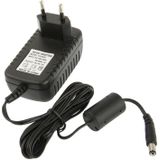 High Quality EU Plug AC 100-240V to DC 6V 2A Power Adapter  Tips: 5.5 x 2.1mm  Cable Length: 1.1m(Black)