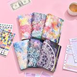 A6 Mandala Binder Financieel Plan Notebook PU Leer Cash Budget Boek (Prachtig Roze)