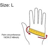 Half Finger Yoga Gloves Anti-skid Sports Gym Palm Protector  Size: L  Palm Circumference: 19cm(Black)