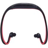 SH-W1FM Life Waterproof Sweatproof Stereo Wireless Sports Earbud Earphone In-ear Headphone Headset with Micro SD Card  For Smart Phones & iPad & Laptop & Notebook & MP3 or Other Audio Devices  Maximum SD Card Storage: 8GB(Red)