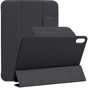 Horizontale flip ultra-dunne vaste gesp magnetische PU-tablet lederen tas met drie-vouwen houder & slaap / weks-upfunctie voor iPad mini 6