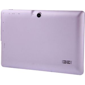 7.0 inch Tablet PC  512MB+4GB  Android 4.2.2  360 Degree Menu Rotation  Allwinner A33 Quad-core  Bluetooth  WiFi(Purple)