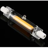 R7S 110V 5W 78mm COB LED Bulb Glass Tube Replacement Halogen Lamp Spot Light(3000K Warm Light)