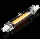 R7S 110V 5W 78mm COB LED Bulb Glass Tube Replacement Halogen Lamp Spot Light(3000K Warm Light)