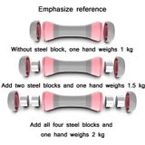 Ladies Home Adjustable Weight Fitness Dumbbells Arm Muscle Shaper  Weight: 4kg?Blue?