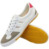 Volleybal schoenen pees zool canvas schoenen martial arts training sportschoenen  maat: 40/250 (wit)