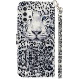 For Samsung Galaxy A32 5G 3D Pattern Horizontal Flip PU Leather Case with Holder & Card Slots & Wallet(Leopard)