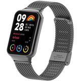 Voor Xiaomi Mi Band 8 Pro 18 mm stalen gaasgesp metalen horlogeband