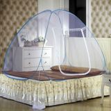 Steel Wire Folding Free Installation Yurt Bottomed Mosquito Net Sidebar Color Random Delivery  Size:150x200 cm