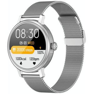 CF90 1.19 inch stalen horlogeband kleurenscherm Smart horloge