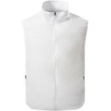 Refrigeration Heatstroke Prevention Outdoor Ice Cool Vest Overalls with Fan  Size:XXXL(White)