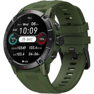 Zeblaze Ares 3 1 52 inch IPS-scherm Smart Watch ondersteunt gezondheidsmonitoring / spraakoproepen (Wild Green)
