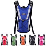 Outdoor Sports Mountaineering Cycling Backpack Water Bottle Breathable Vest(Blue)