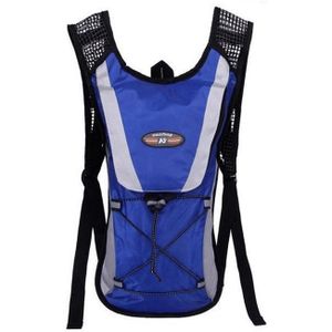 Outdoor Sports Mountaineering Cycling Backpack Water Bottle Breathable Vest(Blue)