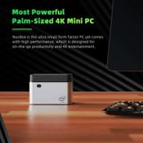 GMK NucBox Windows 10 System Mini PC  Intel Celeron J4125 Quad Core 64bit 14nm 2GHz-2.7GHz  Support WiFi & Bluetooth & RJ45  8GB+128GB