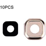 10 PCS Camera Lens Covers for Galaxy A5 (2016) / A510(Gold)