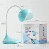 8012 USB Desk Lamp Student LED Study Lamp Bedroom Bedside Lamp(Blue)