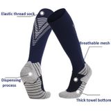 Dikke badstof antislip sport sokken over de knie kousen  maat: kindervrije grootte