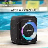HOPESTAR Party100 Bluetooth 5.0 Portable Waterproof Wireless Bluetooth Speaker with Mobile Charging Function (Green)