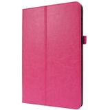 For Samsung Galaxy Tab S7 T870 2-Folding Business Horizontal Flip PU Leather Case with Card Slots & Holder(Rose Red)
