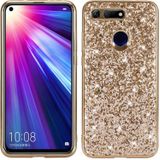 Glitter Powder Shockproof TPU Case for Huawei Honor View 20 (Gold)