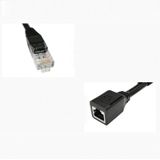 2 Sets RJ45 Network Signal Splitter Upoe Separation Cable  Style:U-02 3 Crystal Heads + 1 Female