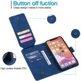 Skin Feel Business Horizontal Flip PU Leather Case with Holder & Multi-Card Slots & Wallet & Lanyard & Photo Frame For iPhone 11 Pro(Blue)