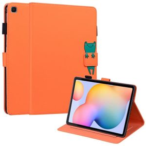 Voor Samsung Galaxy Tab S6 Lite cartoon gesp lederen tablethoes