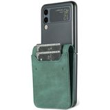 For Samsung Galaxy Z Flip3 5G AZNS Dream II Skin Feel PU+TPU Horizontal Flip PU Phone Case(Green)
