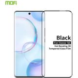 For Honor 50 MOFI 9H 3D Explosion Proof Thermal Bending Full Screen Covered With Tempered Glass Film(Black)