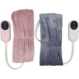 K2009 Air Wave Hoofd Massage Apparaat Verwarming Kompres Airbag Thuis Slaap Massage Instrument (Grijs)