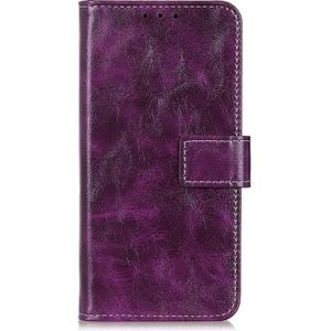 For Nokia 3.4 Retro Crazy Horse Texture Horizontal Flip Leather Case with Holder & Card Slots & Photo Frame & Wallet(Purple)