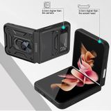 Voor Samsung Galaxy Z Flip3 5G Sliding Camera Cover Design TPU + PC-beschermhoes